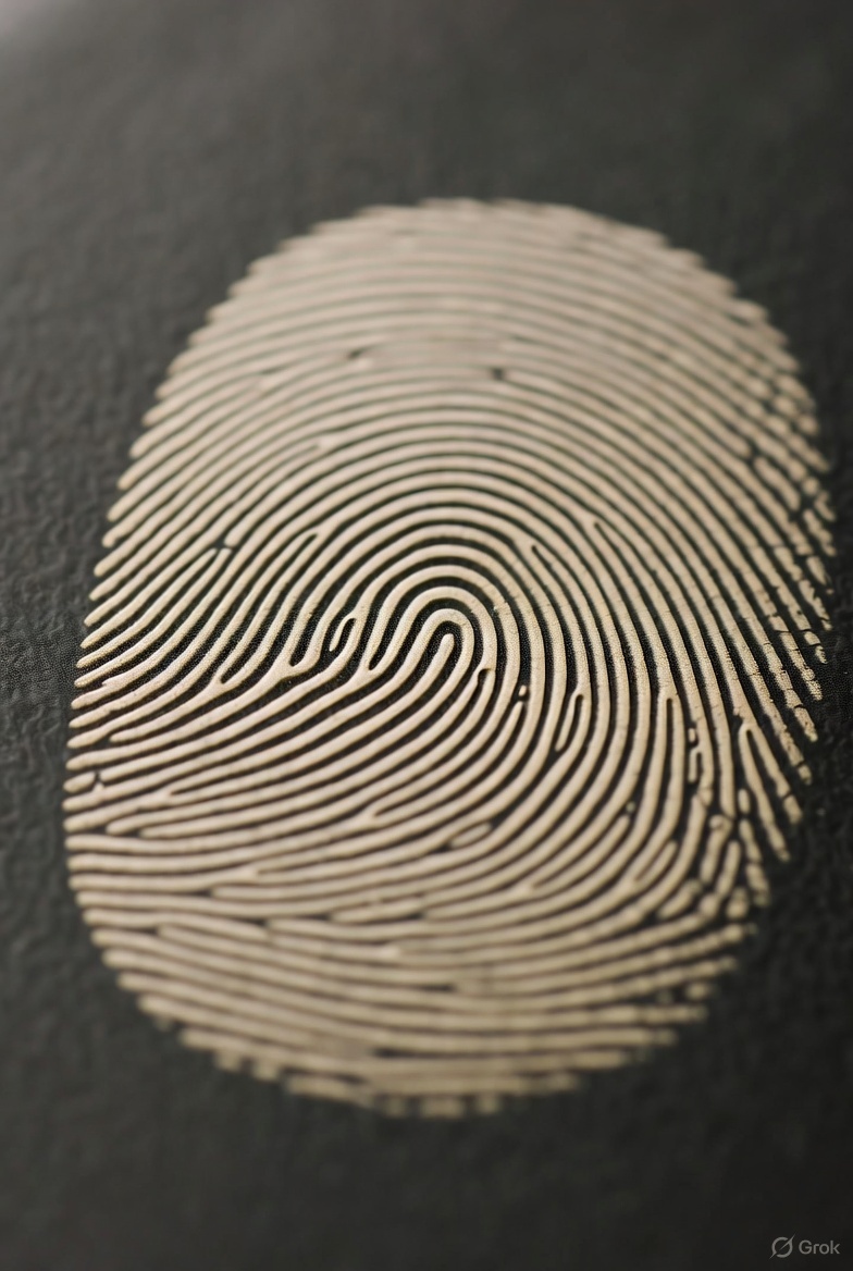 Criminal record in Belgium. Fingerprints. 