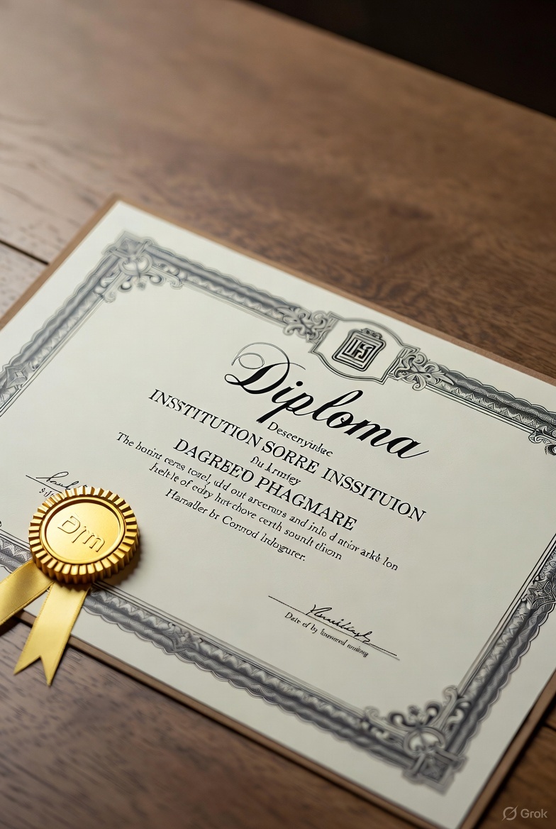reconocimiento diplomas extranjeros Bélgica. Diploma extranjero en una mesa.